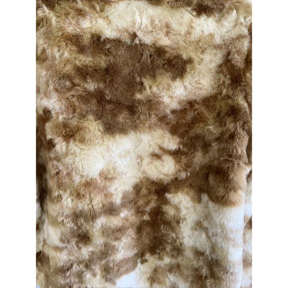 Donna Salyers Fabulous Furs Caramel Cream Color Fox Rabbit Faux Size XL READ - Picture 11 of 16